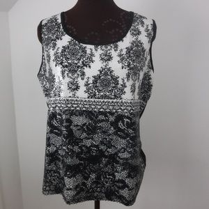 Sleeveless Sequin Top size Large